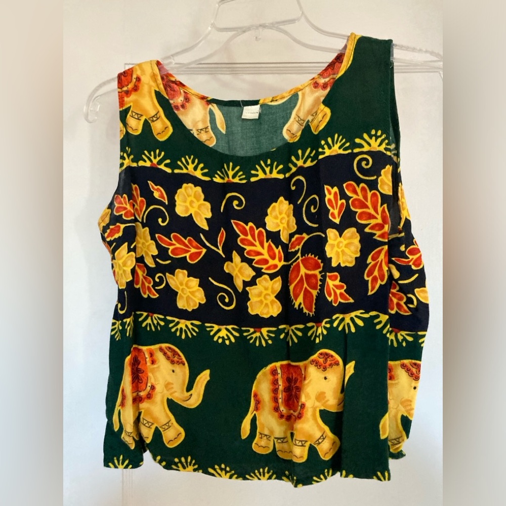 Elephant Cropped Tank